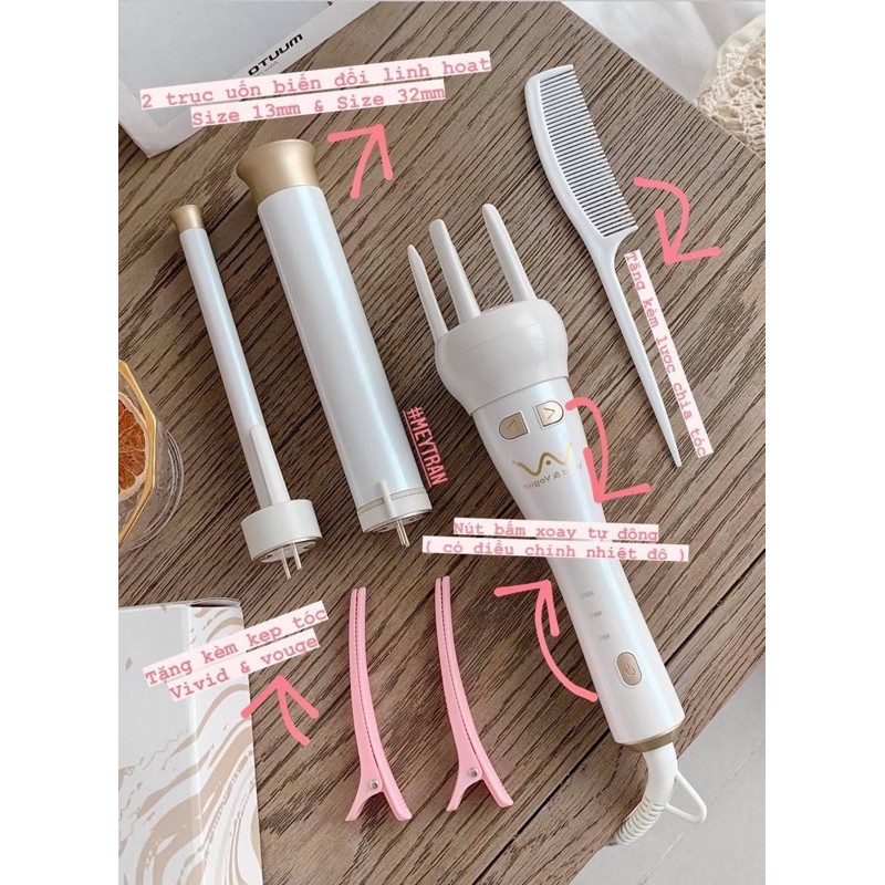 [Chính hãng] Máy Làm Xoăn Vivid vogue ver4 - Xoay 360 độ